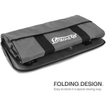 Yu Well Expandable Rolling Duffle Bag, Luggage Foldable Suitcase, Wheeled, Grey, Large/3 Layer