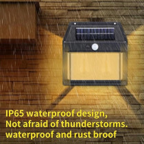 Yu Well Solar Motion Sensor Wall Light For Outdoor Lighting, Model-3B, 6 Piece