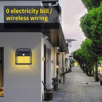 Yu Well Solar Motion Sensor Wall Light For Outdoor Lighting, Model-3B, 1 Piece