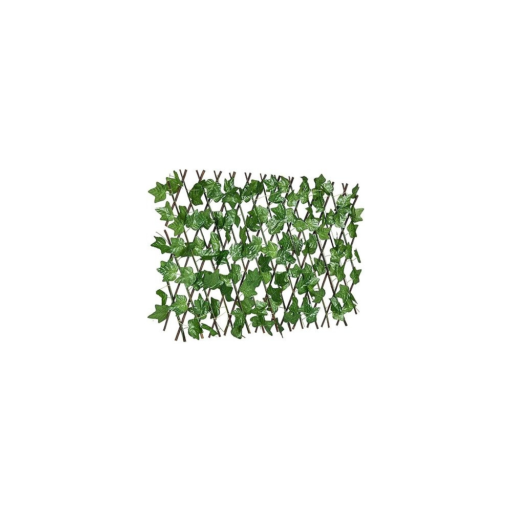 Yu Well Fence Privacy Screen, Artificial Leaf Faux Ivy Expandable/Stretchable Privacy Fence Screen For Balcony Patio Outdoor, Decorative Faux Ivy Fencing Panel