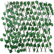 Yu Well Fence Privacy Screen, Artificial Leaf Faux Ivy Expandable/Stretchable Privacy Fence Screen For Balcony Patio Outdoor,Decorative Faux Ivy Fencing Panel