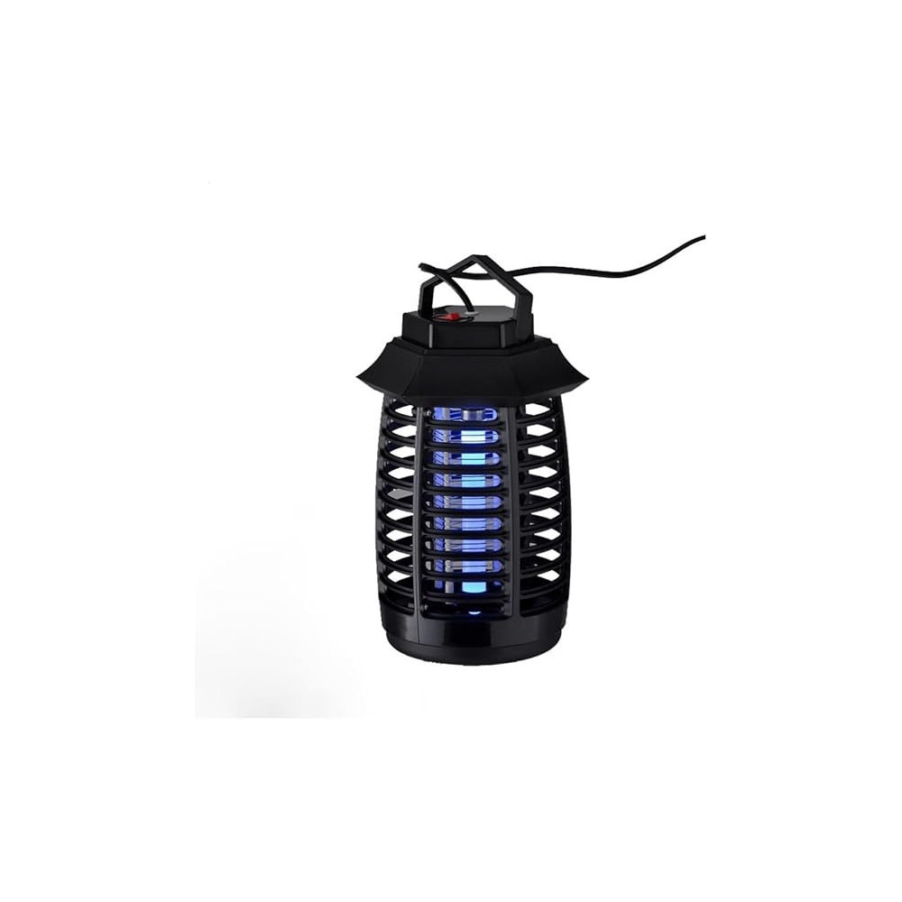 Yu Well Mosquito Killer Lamp UV Electric Fly Zapper Light Portable Bug Zapper, Moth, Gnat, Flies Pest Control Catcher With Standard UK Plug For Indoor Home Office Kitchen, Black