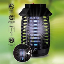 Yu Well Mosquito Killer Lamp UV Electric Fly Zapper Light Portable Bug Zapper, Moth, Gnat, Flies Pest Control Catcher With Standard UK Plug For Indoor Home Office Kitchen, Black