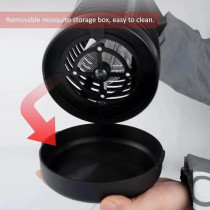 Yu Well Mosquito Killer Lamp UV Electric Fly Zapper Light Portable Bug Zapper, Moth, Gnat, Flies Pest Control Catcher With Standard UK Plug For Indoor Home Office Kitchen, Black