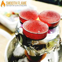 Yu Well Roll Quick Lighting Charcoal Briquettes For Hukkah Sheesha BBQ Grill Preparation Long Lasting For Bakhoor And Incense Burning, 100 Pieces, Pack Of 2