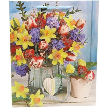 Yu Well Gift Bags With Comfortable Handle For Birthday Wedding Gift Shopping And More, Set Of 4 Pcs, 32L x 10W x 26H