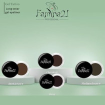 Famina21 Long Lasting Eyebrow Gel 5g, Dark Brown