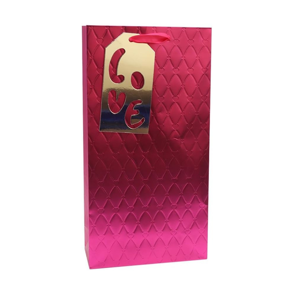 Yu Well Gift Bags With Comfortable Handle For Birthday Wedding Gift Shopping And More, Love Set Of 3 Pcs, 18L x 8.5W x 35H