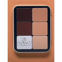 Famina21 12 Color Contour Blusher Powder Palette For All Skin Type