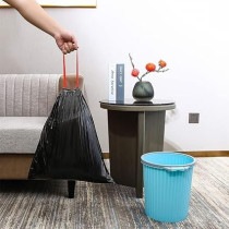 Yu Well Trash Bags Plastic Disposable Garbage Bags With Handles For Office, Kitchen, Bedroom Waste Colorful Portable Rubbish Bags, Wastebasket Bags, 7 Roll, 140 Pcs, 45 x 50 cm