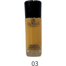 Famina21 Matte Foundation SPF30 With 6 Shades Light to Dark, Shade 03, 35ml