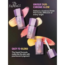 Famina21 Professional Liquid Chrome Glow Highlighter, Solar Flare