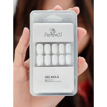 Famina21 Fake Gel Nails 24pcs With Glue Sticker, Number 16
