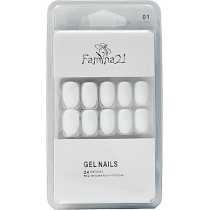 Famina21 Fake Gel Nails 24pcs With Glue Sticker, Number 01
