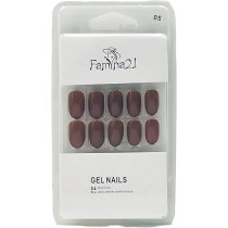 Famina21 Fake Gel Nails 24pcs With Glue Sticker, Number 05