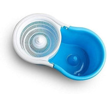 Yu Well Easy Mop 360 With Extended Easypress Handle And A Microfiber Mop Head, Bucket With Easy Wring Dryer Basket For Home Kitchen Floor Cleaning, Blue