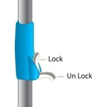 Yu Well Easy Mop 360 With Extended Easypress Handle And A Microfiber Mop Head, Bucket With Easy Wring Dryer Basket For Home Kitchen Floor Cleaning, Blue