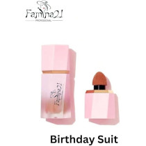 Famina21 Professional Long Lasting Color Bloom Liquid Blush Matte Finish, Birthday Suit