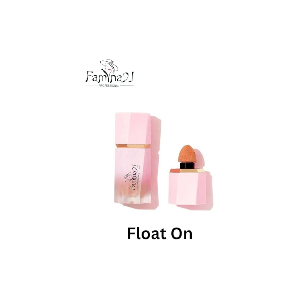 Famina21 Professional Long Lasting Color Bloom Liquid Blush Matte Finish, Float On