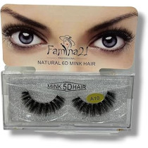 Famina21 Professional Natural 5D 6D Mink Hair Eyelashes A10