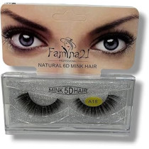 Famina21 Professional Natural 5D 6D Mink Hair Eyelashes A18