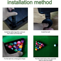 Yu Well Tabletop Billiards Parent-Child Interaction Children Educational Mini Desktop Pool Table Snooker Game Set Desktop Billiards Mini Pool Table For Desktop Kids Adults