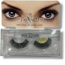 Famina21 Professional Natural 5D 6D Mink Hair Eyelashes A24