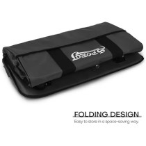 Yu Well Expandable Rolling Duffle Bag Wheeled Luggage Foldable Suitcase, Duffle Bag/Wheels, Black, Large/3 Layer