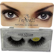 Famina21 Professional Natural 5D 6D Mink Hair Eyelashes A3