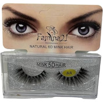 Famina21 Professional Natural 5D 6D Mink Hair Eyelashes A4