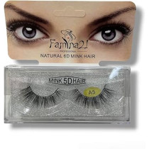 Famina21 Professional Natural 5D 6D Mink Hair Eyelashes A5