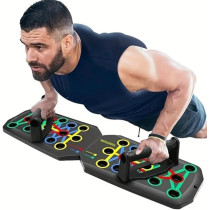 Yu Well Portable Multi-Function Detachable 30 In 1 Pushup Board, Strength Training Pushup Stand With Handles For Men Women Workout Fitness Chest Muscle Home Exercise Equipment