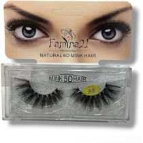 Famina21 Professional Natural 5D 6D Mink Hair Eyelashes A8