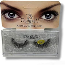 Famina21 Professional Natural 5D 6D Mink Hair Eyelashes A9