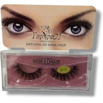 Famina21 Professional Natural 5D 6D Mink Hair Eyelashes B19
