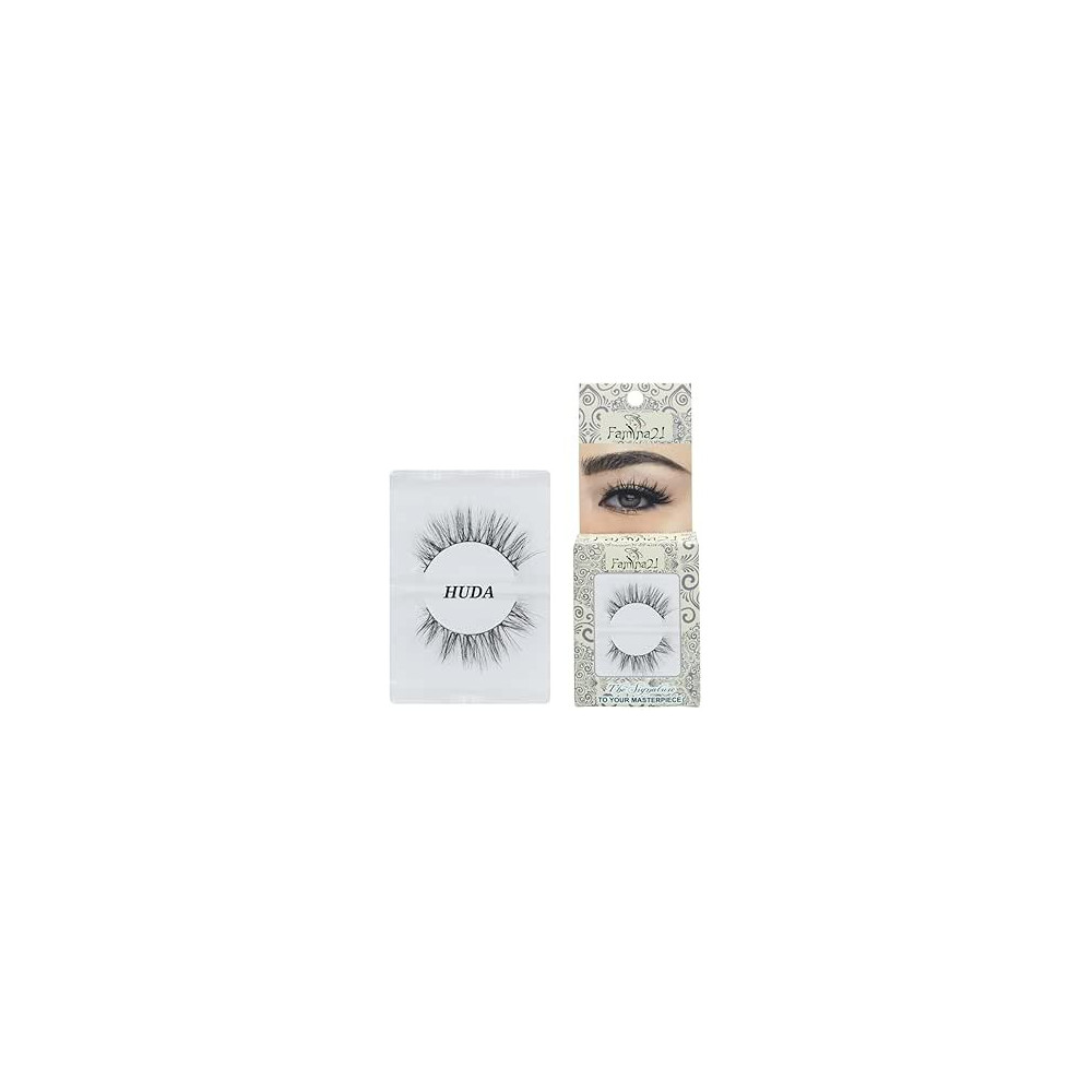 Famina21 Signature Horse Hair Eyelashes, Huda Style
