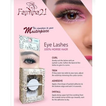 Famina21 Signature Horse Hair Eyelashes, Huda Style