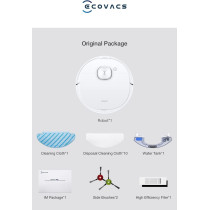 ECOVACS Robot Vacuum Cleaner and Mop DEEBOT N8, Powerful 2300Pa Suction, Advanced Laser-Based LiDAR Navigation, Multi-Floor Mapping, Up to 110 Minutes Runtime(1 Year Warranty)