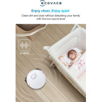 ECOVACS Robot Vacuum Cleaner and Mop DEEBOT N8, Powerful 2300Pa Suction, Advanced Laser-Based LiDAR Navigation, Multi-Floor Mapping, Up to 110 Minutes Runtime(1 Year Warranty)
