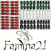 Famina21 UAE National Day Special Flag Colour Nails With Glue Sticker
