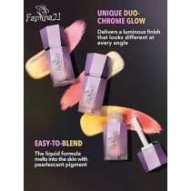 Famina21 Unique Duo Chrome Glow Highlighter 3 Colour Set
