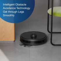 ECOVACS Deebot Y1 PRO 2-in-1 Robot Vacuum Cleaner, 2024 New Launch, 6500 Pa Powerful Suction, 5200 mAh Battery, Covers 3500+ Sq. Ft. in One Charge, Advanced Navigation Technology & True Mapping, 1 Year Warranty