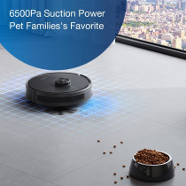 ECOVACS Deebot Y1 PRO 2-in-1 Robot Vacuum Cleaner, 2024 New Launch, 6500 Pa Powerful Suction, 5200 mAh Battery, Covers 3500+ Sq. Ft. in One Charge, Advanced Navigation Technology & True Mapping, 1 Year Warranty