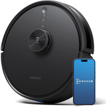 ECOVACS Deebot Y1 PRO 2-in-1 Robot Vacuum Cleaner, 2024 New Launch, 6500 Pa Powerful Suction, 5200 mAh Battery, Covers 3500+ Sq. Ft. in One Charge, Advanced Navigation Technology & True Mapping, 1 Year Warranty