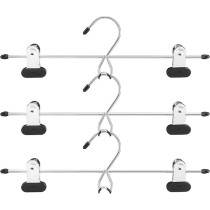 Whitmor Deluxe Add On Skirt And Slack Hangers Set Of 3