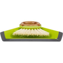 Full Circle Clean Team Regular Brush And Dustpan Set, Grey/White