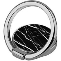 Idecoz Phone Ring Stand For Mobiles, Black Marble