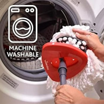 Vileda Easy Wring And Clean Spin Microfibre Floor Mop Turbo Refill, White