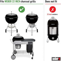 Weber Steel Replacement Charcoal Grates Fits In 22 Inch Charcoal Grills