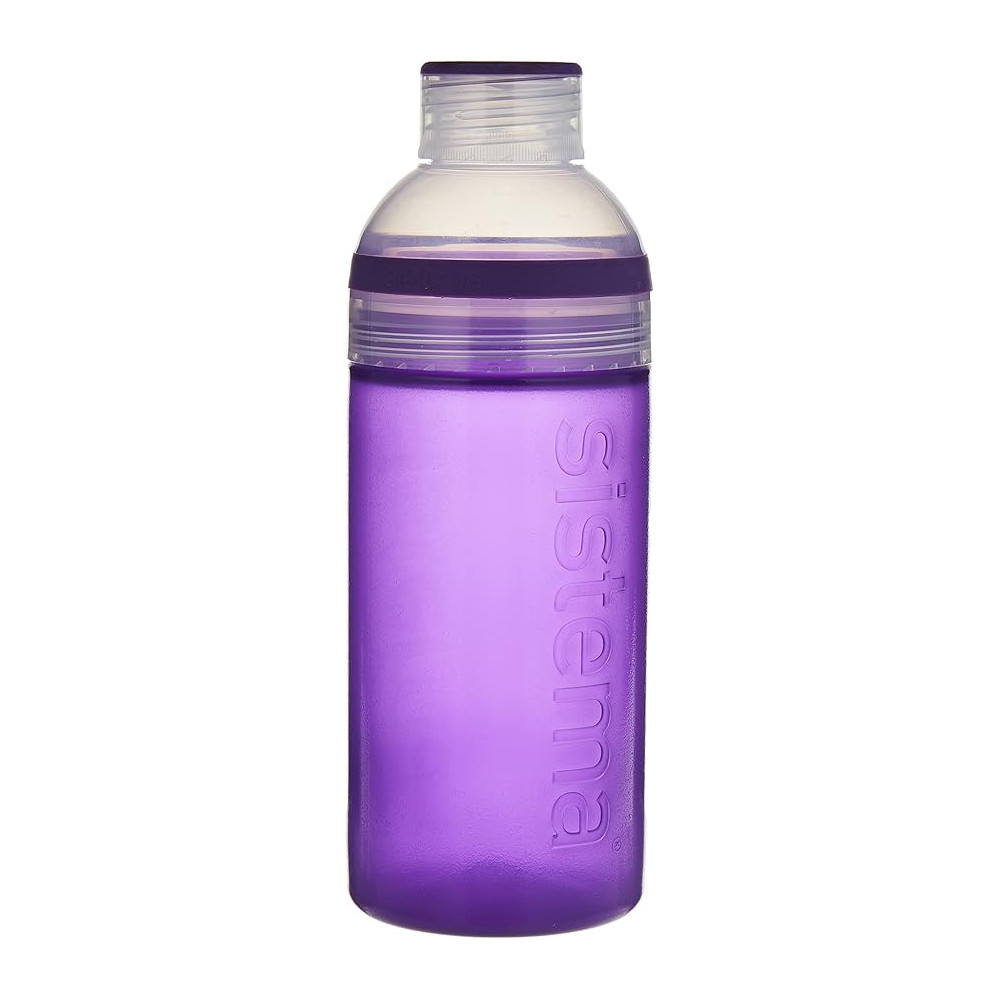 Sistema Trio Bottle Leakproof 580ml, Purple